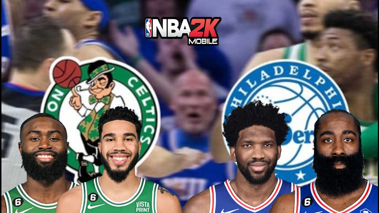 NBA2K: SIXERS vs CELTICS (full game)