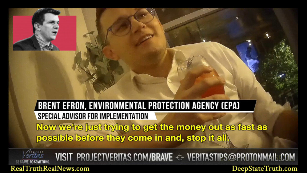 📸🕵🏻‍♂️ Project Veritas: EPA Advisor Admits ‘Insurance Policy’ Against Trump Funnels Billions to Climate Groups Before Inauguration