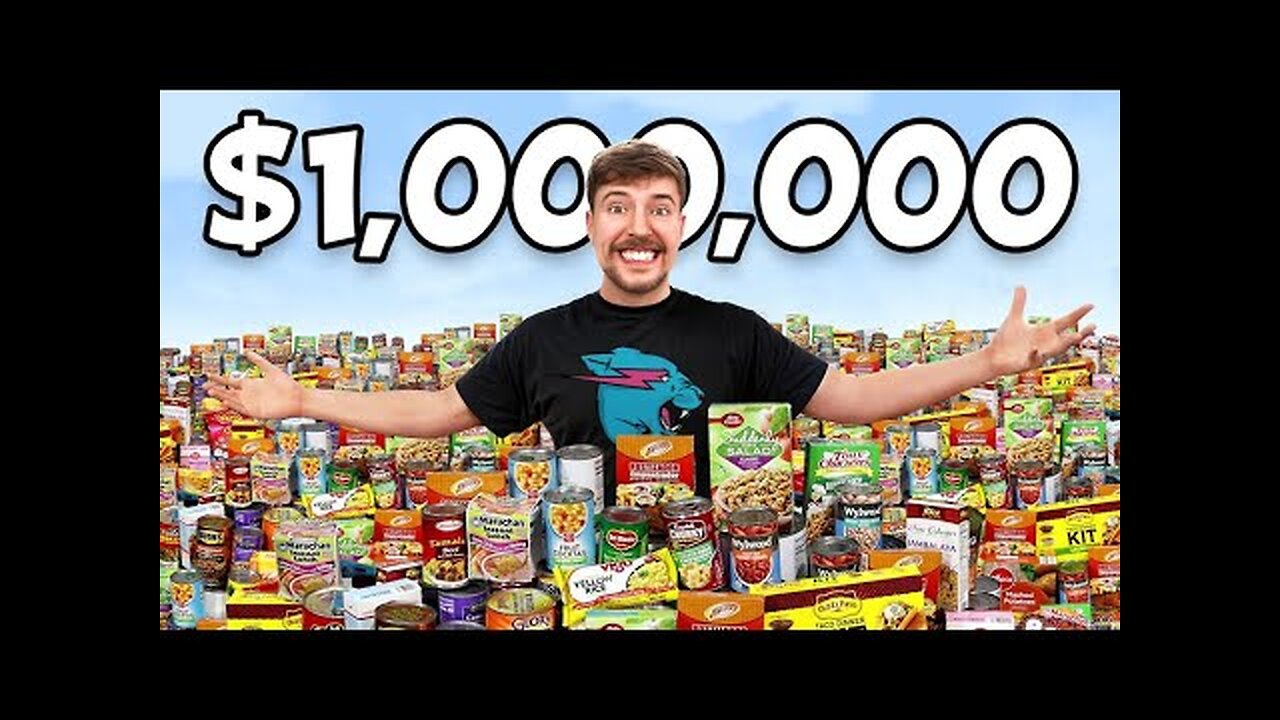 Giving $1,000,000 Of Food To People In Need