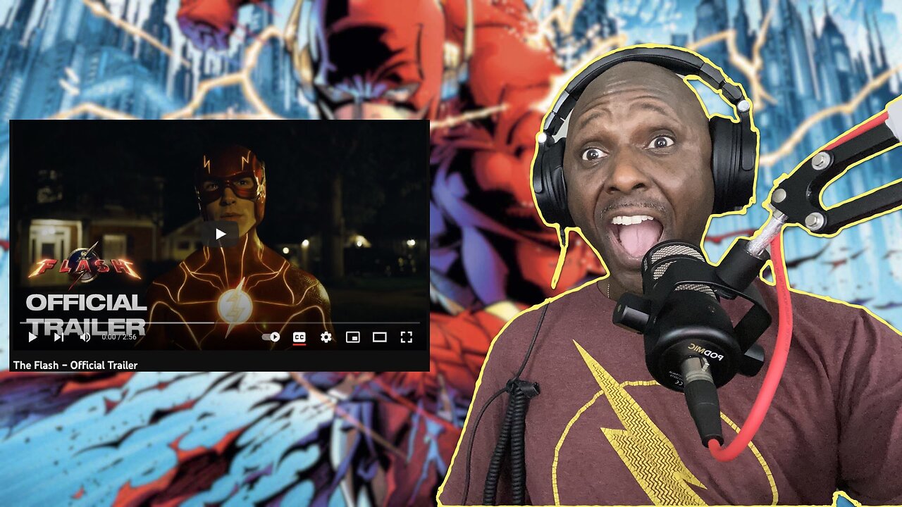 The FLash trailer reaction