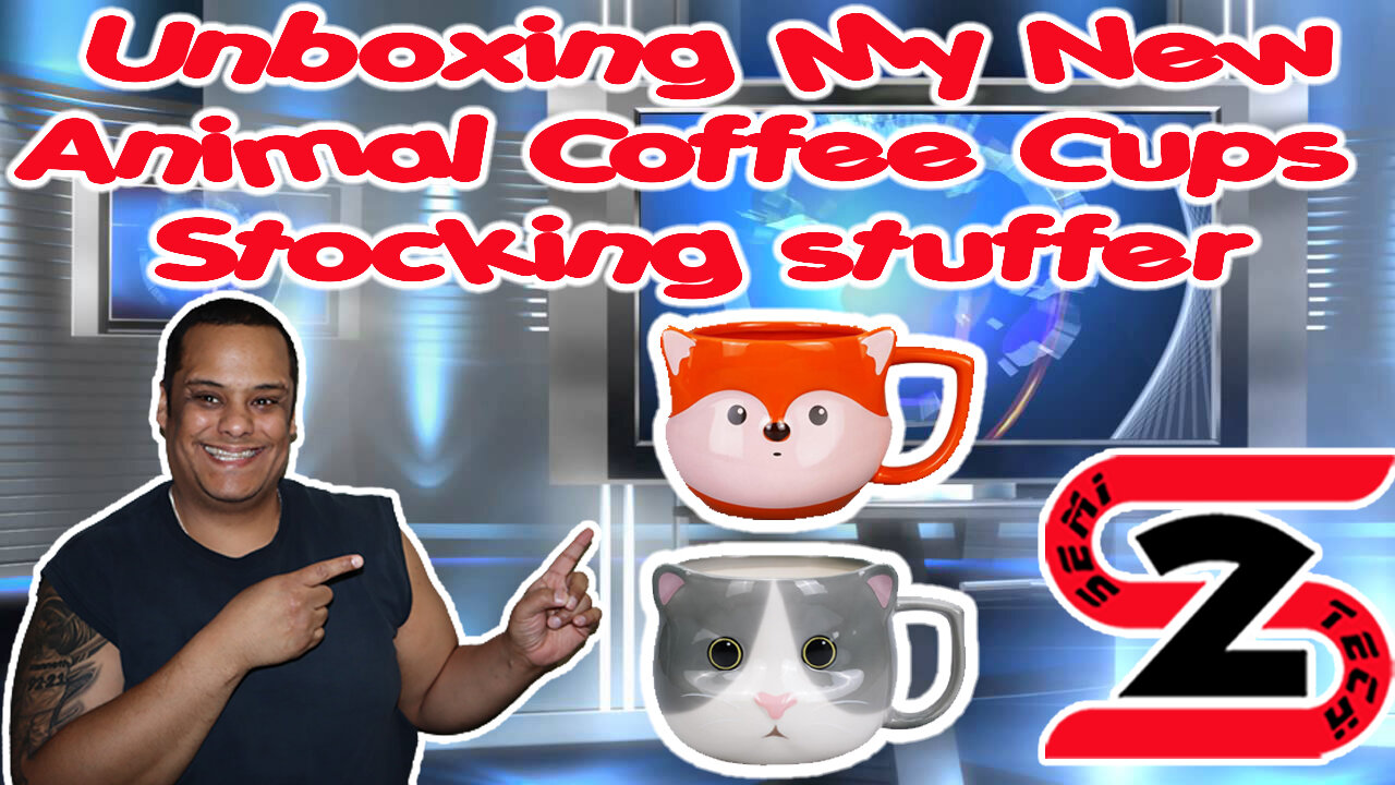 Unboxing My New Animal Coffee Cups - Great Stocking Stuffer