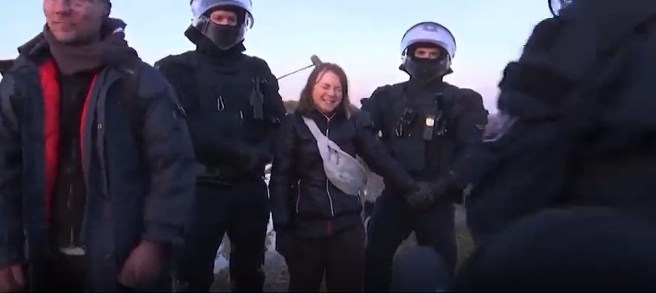 Climate Change "Expert" Greta Thunberg Staged Protest