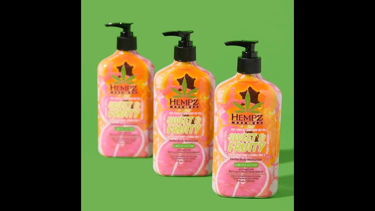 Hempz Pink Pomelo & Himalayan Sea Salt Herbal Body Moisturizer 2.25 oz.