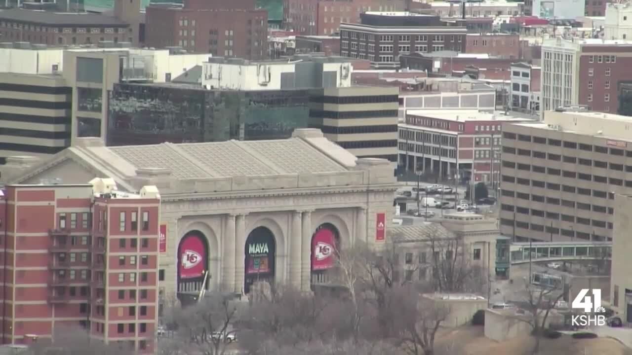 Union station AFC Champions banner timelapse