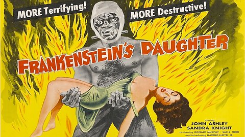 FRANKENSTEIN'S DAUGHTER (1958) movie trailer