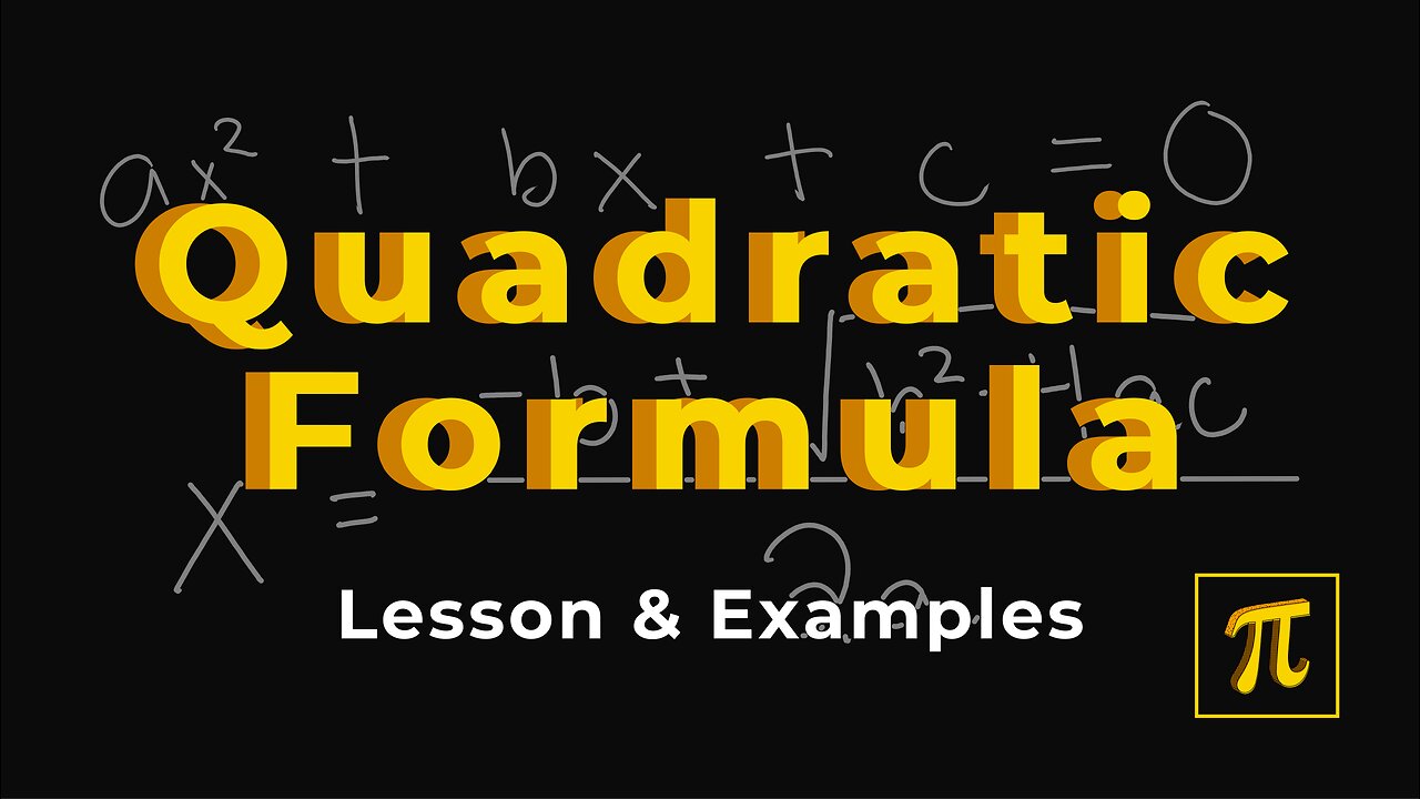 How to Use QUADRATIC FORMULA? - It becomes a hack if you master this!