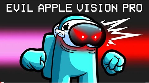 Evil Apple Vision Pro in Among Us