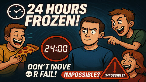 I Survived 24 Hours Without Moving… (Impossible Challenge)