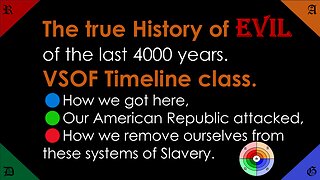 🔵VSOF TimeLine Class Part 1: Lies and Thievery of 4000 years, History of the Old-world order Anew.
