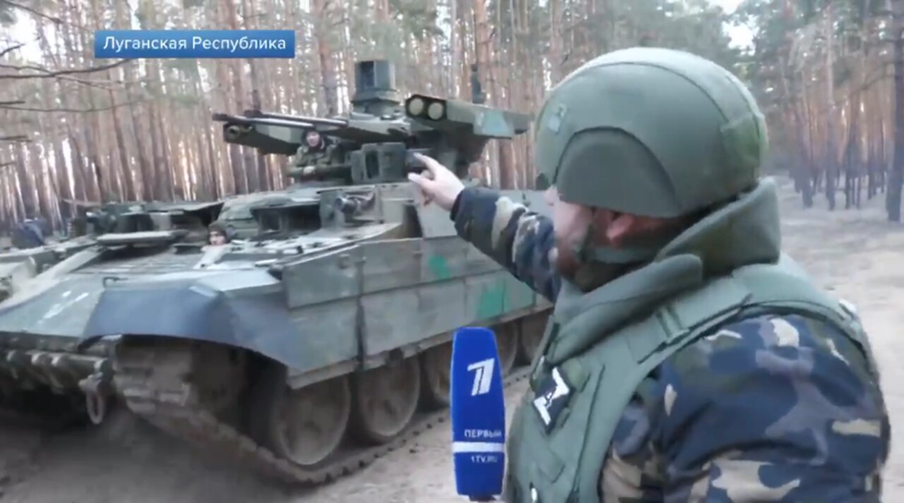 Ukraine: Real battles footage involving the BMPT “Terminator”