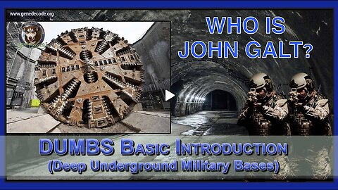 GENE DECODE- Deep Underground Military Bases -Basic Introduction: The Underground War -12/2/24