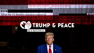 In a nutshell: Trump & peace