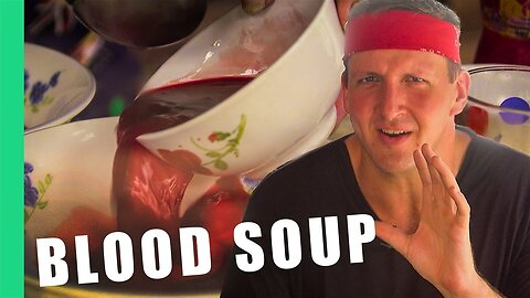 Eating Blood Soup (Tiết canh) in Vietnam!