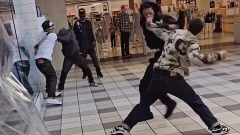 Gangbangers Fight Inside San Bernardino Mall