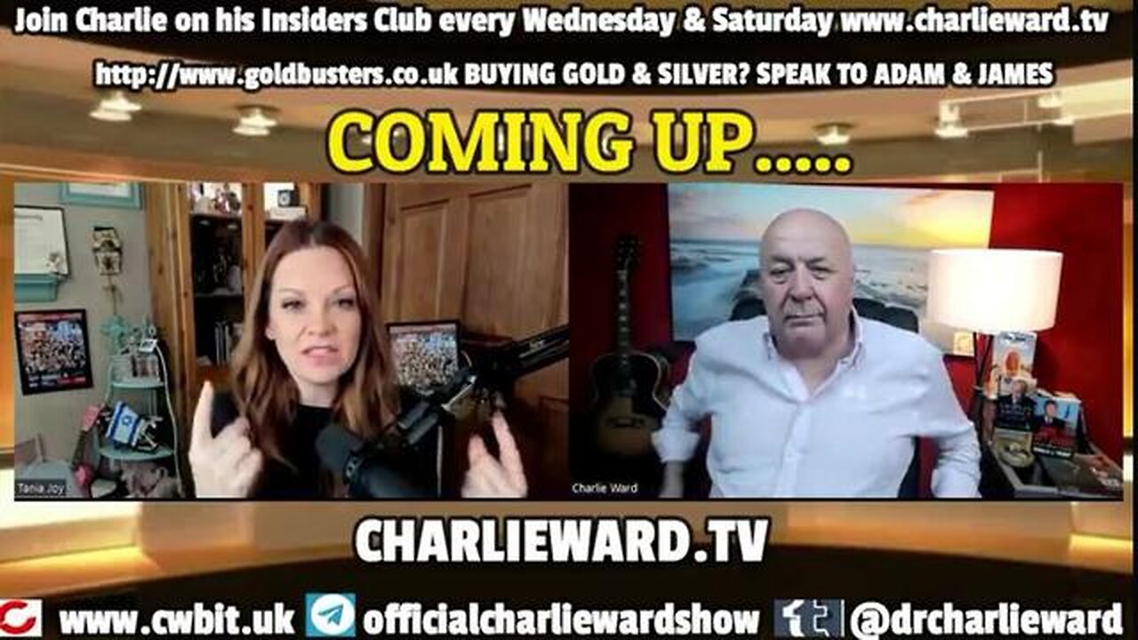 Tania Joy & Charlie Ward: Satan Can'T Recreate, Devil Worshipping Grammy'S, Adrenochrome..