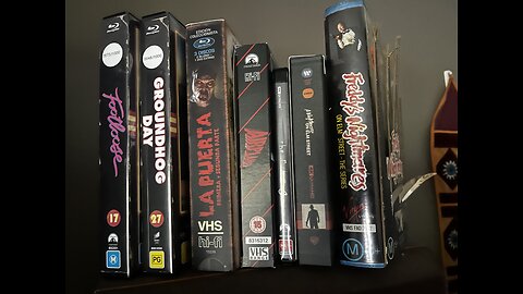 My VHS Blu Ray Collection