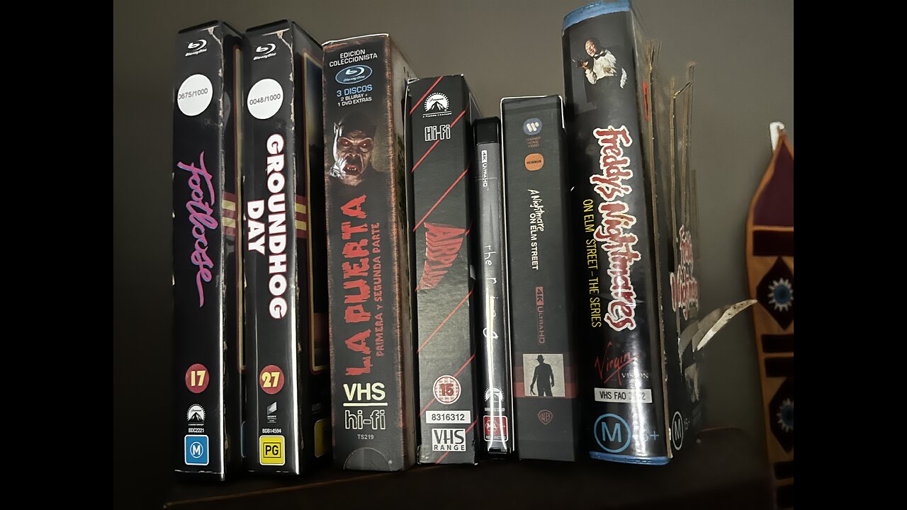 My VHS Blu Ray Collection