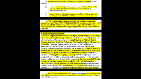 Mass Ivermectin GENOCIDE?! WHO, UN, Merck, World Bank & Kissinger's World Population Plan Of Action