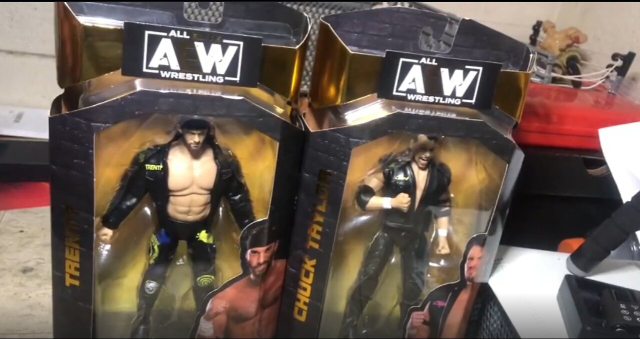 Unboxing the AEW Best Friends Figures: Trent & Chuck Taylor! (PLT Ep.5)