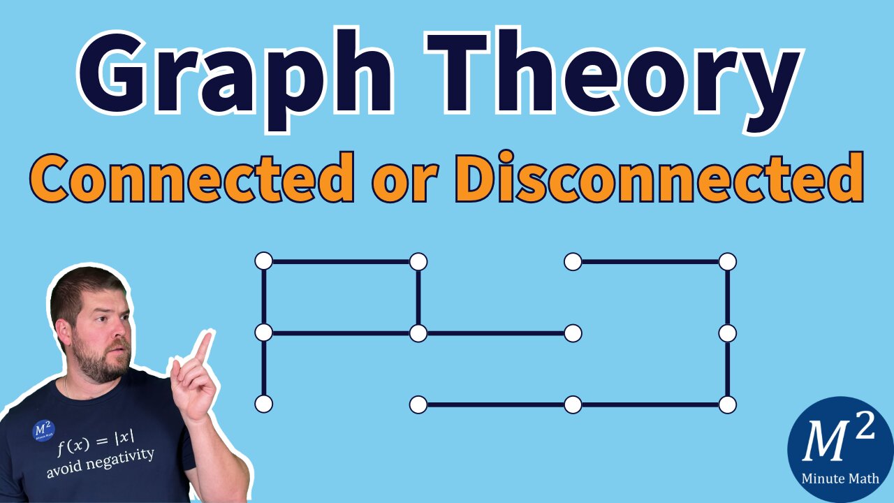 What makes a Graph Connected or Disconnected in Graph Theory? | Graph Theory Basics