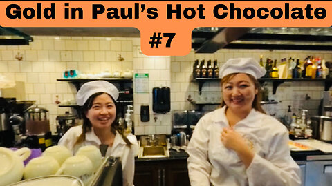 Gold in Pauls Hot Chocolate In the Best Coffee Shop Experiences In Vancouver 2023 Series #7