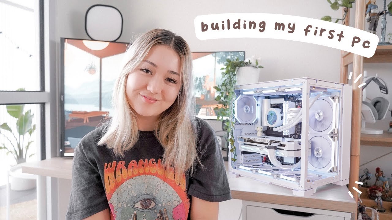 💻 building my first pc | white aesthetic | lian li 011 mini, rtx 3070 🤍