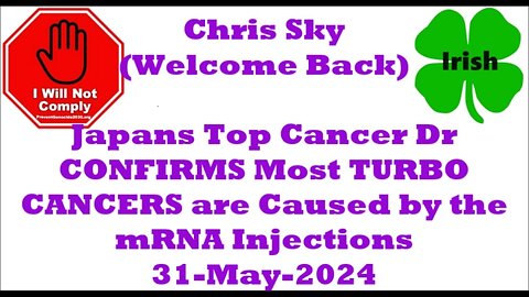 Japans Top Cancer Dr CONFIRMS Most TURBO CANCERS are Caused by the mRNA Injections 31-May-2024 e