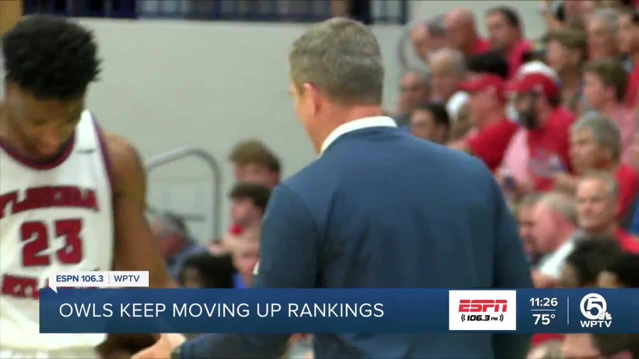 FAU basketball moves up in rankings