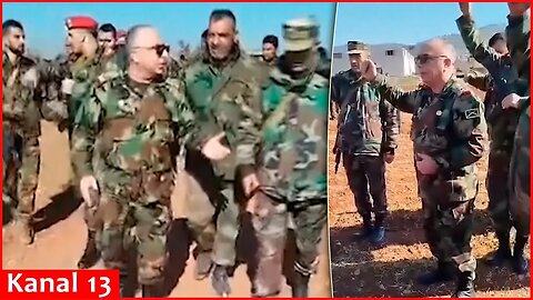 State TV airs footage of Syrian army chief inspecting forces in Hama