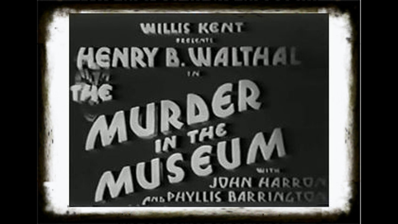 Murder In The Museum 1934 | Classic Mystery Drama | Vintage Full Movies | Crime Drama
