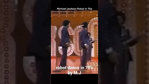 michael jackson doing robot dance in 70's - awesome move #shorts #shortvideo