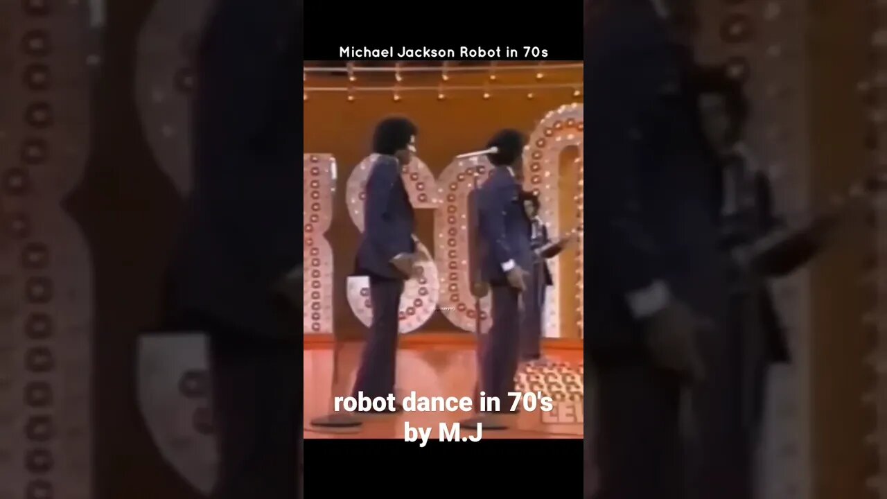 michael jackson doing robot dance in 70's - awesome move #shorts #shortvideo