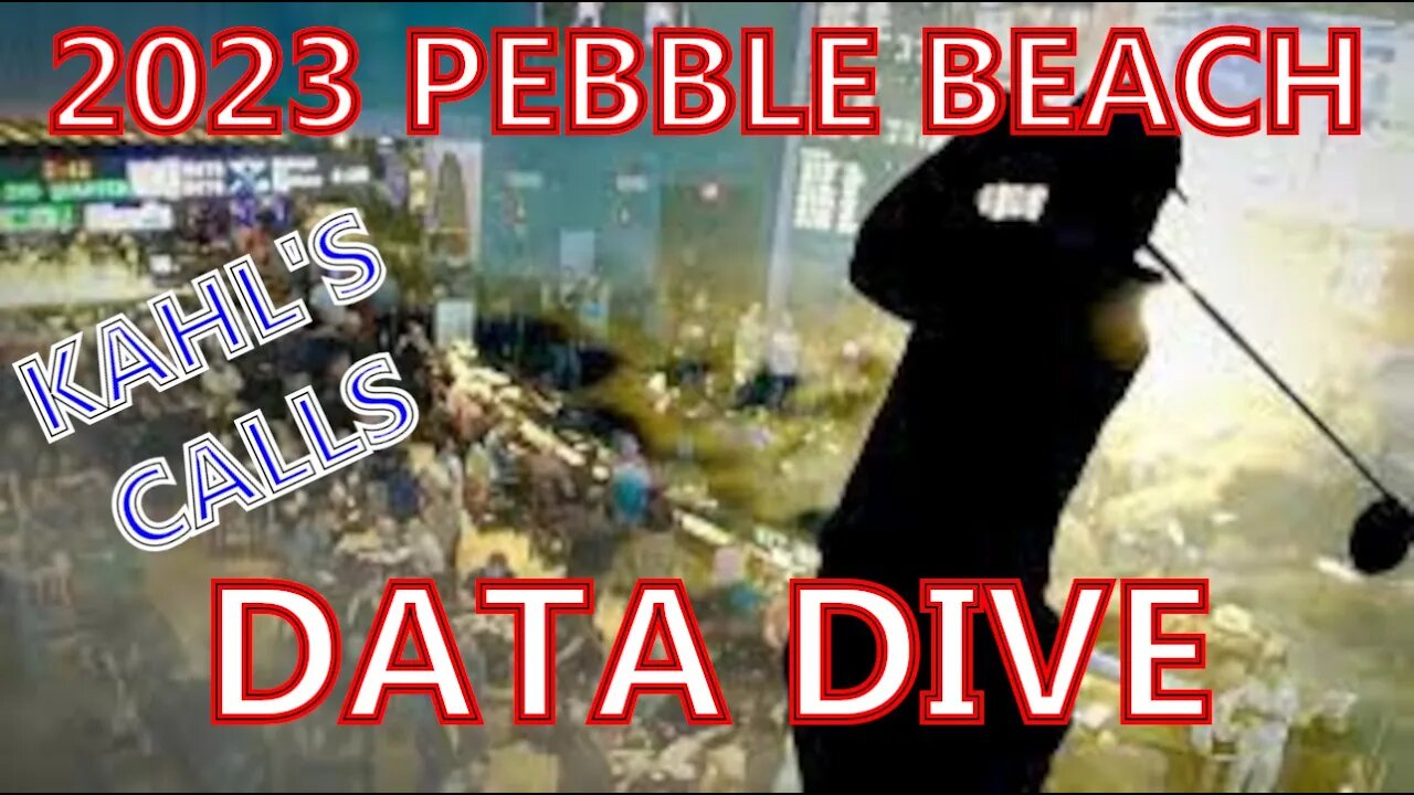 2023 Pebble Beach Data Dive