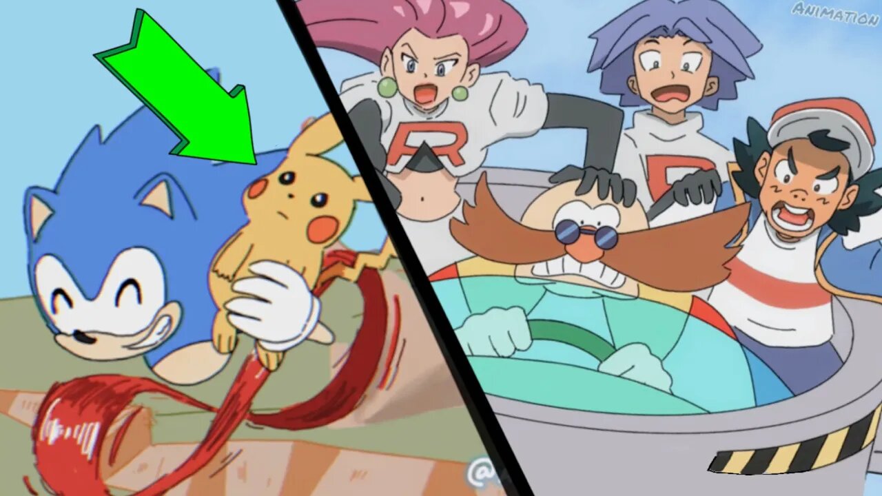 Sonic Took Pikachu! (5 Minute Loop)