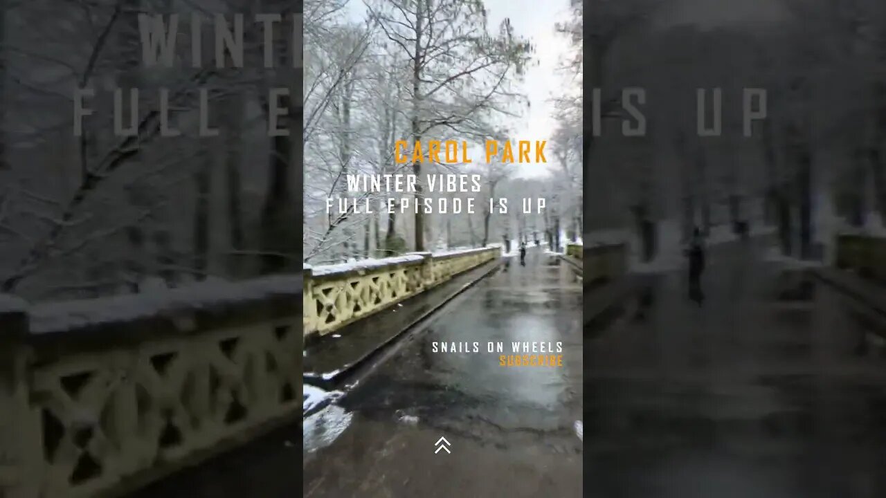 4k Virtual Tour at Carol Park - WINTER RIDE | Ambiental mix | 🇷🇴