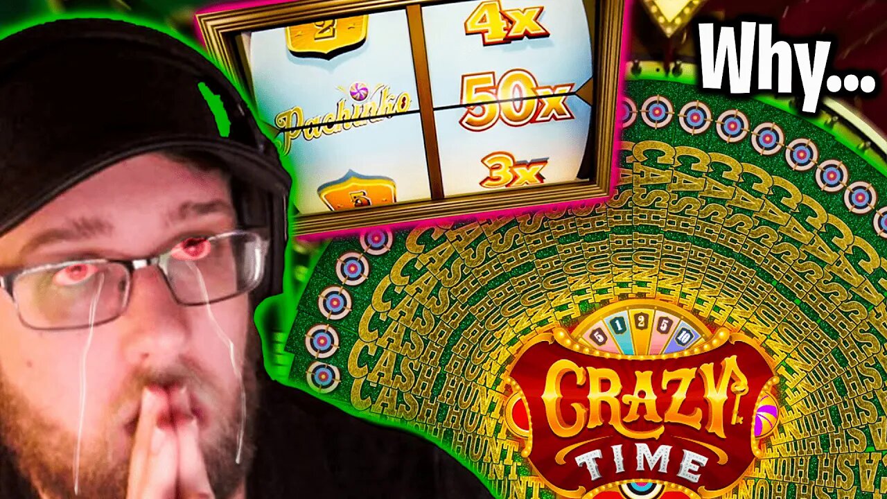 50X TOP SLOT ON PACHINKO HITS CASH HUNT! (CRAZY TIME IS BROKEN...)