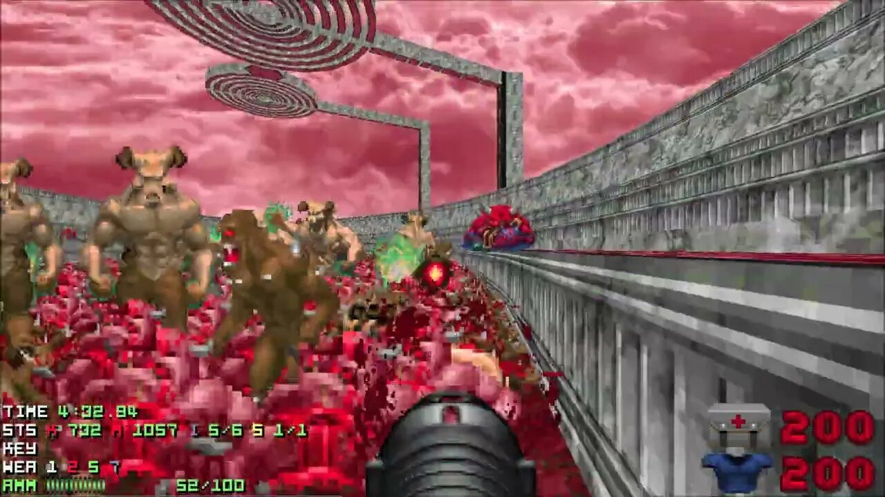 Doom 2 The Box of a Thousand Demons Level 20 UV with 103% in 11:36