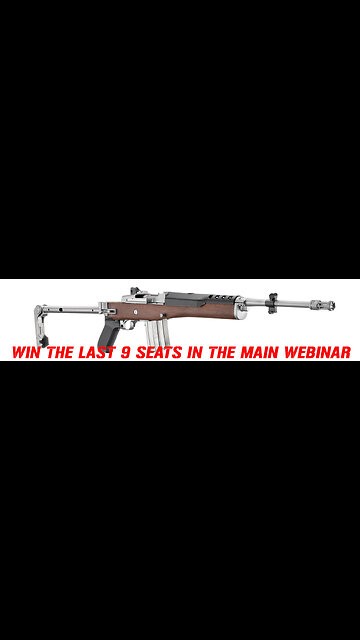 RUGER MINI-14 MINI #4 FOR THE LAST 9 SEATS IN THE MAIN WEBINAR