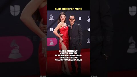 Marc Anthony Marries Nadia Ferreira