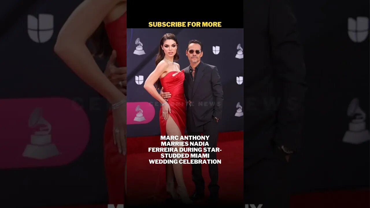 Marc Anthony Marries Nadia Ferreira
