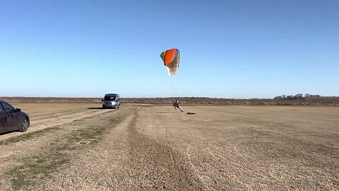 Paramotor student touch n go - perfect!