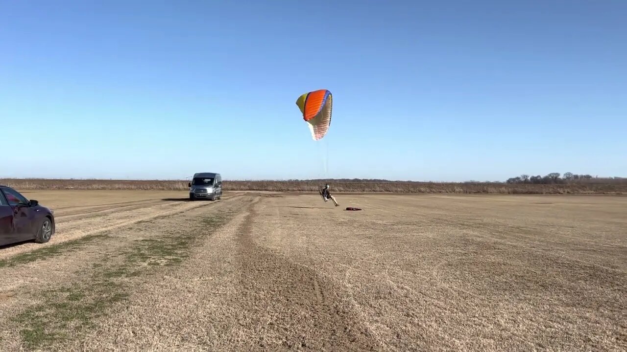 Paramotor student touch n go - perfect!