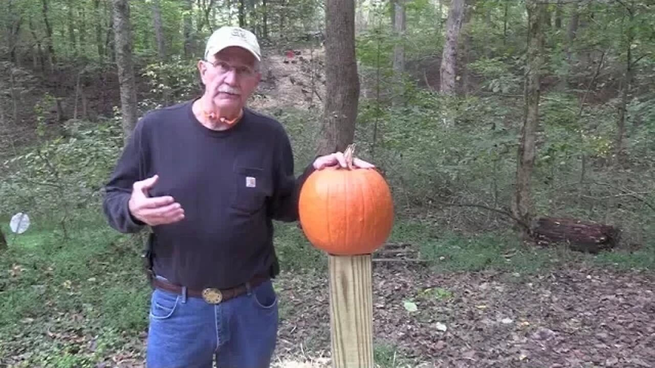 Pumpkin Carving with a Glock 19