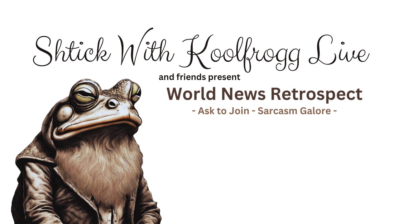 Shtick With Koolfrogg Live - Ask to Join - News with a Twist - תקיפות סוריה, Von Der Leyen: The Final Verdict, Trump Threatens BRICS, Kash Patel, Charles Kushner, DOGE, Blackrock, and Biden says 'counterproductive'