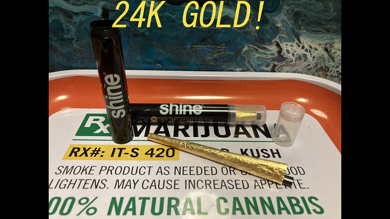 Shine Papers 24K Gold Pre Rolled cone