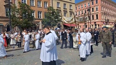 Corpus Christi in Poland 🇵🇱: Jack Posobiec post on X