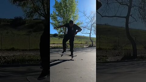 A sunny switch flip #skateboarding #poser #shorts #kickflip #switch #skateboardingisfun #skaterboi
