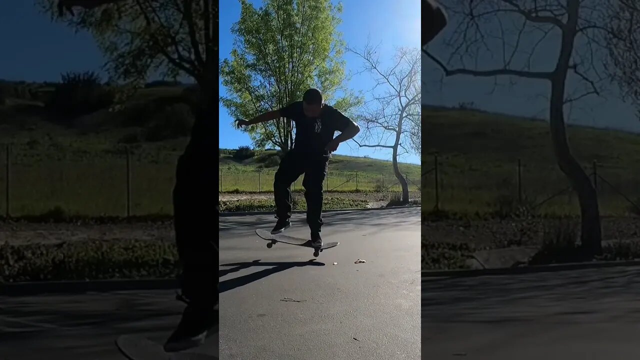 A sunny switch flip #skateboarding #poser #shorts #kickflip #switch #skateboardingisfun #skaterboi