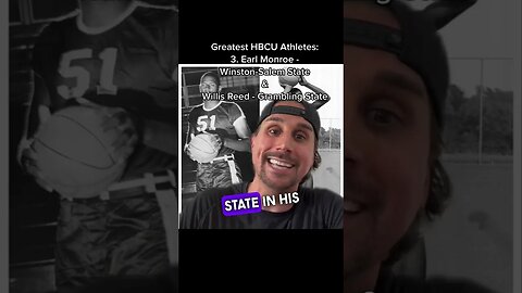 Earl Monroe & Willis Reed Greatest HBCU Athlete EVER?! #shorts