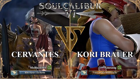 SoulCalibur VI — MoBizzle001 (Cervantes) VS Amesang (Kori Brauer) | Xbox Series X Ranked